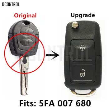 QCONTROL Upgrade Auto Dálkové Klíč pro SEAT ALHAMBRA/AROSA/CORDOBA/IBIZA/LEON/TOLEDO 5FA 007680