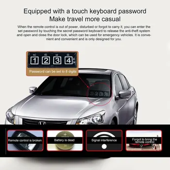 10pcs auto auto start stop systémem motoru z klávesnice PKE Bezklíčový Vstup Motoru, Alarm Systém, nastavit heslo, otevřít nebo zavřít dveře