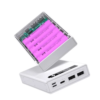 Odnímatelný LCD Displej DIY 5x18650 Baterie Power Bank Case Shell Vnější Krabici bez Baterie Powerbank Protector