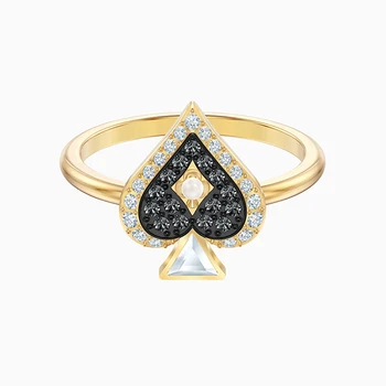 Módní SWA Nový Tarot Magie Prsten Tajemný Symbol Piky, Obdélníkový Vzor Žena Zásnubní Prsten Šperky Romantický Dárek