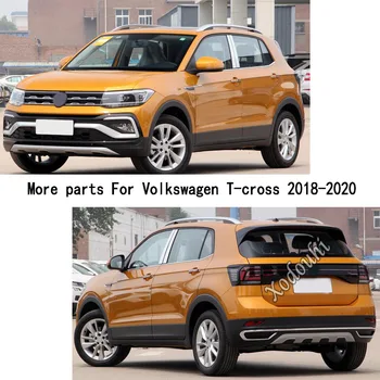 Pro Volkswagen VW T-cross Tcross 2018 2019 2020 Auto Boční Dveře ozdobná Lišta Lišta Proud Lampa Panel Nárazníku Tělo Tvarování 4ks