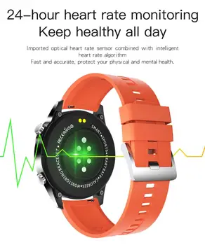Vodotěsné Chytré Hodinky Muži Srdeční Frekvence, Krevní Tlak zvednout Telefon Multi-funkční Sportovní Full Touch Screen Pro Android, Apple