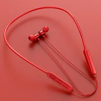 Sluchátka Visí na krku Sluchátka, 5.0 v-uchu-drátová sportovní sluchátka kulatý drát visí na krku 10 hodin pohotovostní