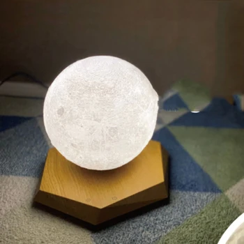 NOVÉ Dotykové Magnetické Levitace 3D LED Noční světlo ložnice dekor stolu měsíc Lampy Vánoční Dárek místnosti stolní dekorativní lampa