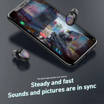 Bluetooth Sluchátka Sluchátka Bezdrátová Sluchátka V7 V8 TWS Headset Sportovní Sluchátka LED špunty Ušní Telefony Sluchátka Pro Android