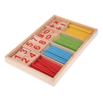 Montessori Hračky, Matematiky, Hračky Vzdělávací Dřevěné Hole Pro Dítě Předškolního Early Learning, Čísla, Počítání, Spočítat, Zajímavé Hračky
