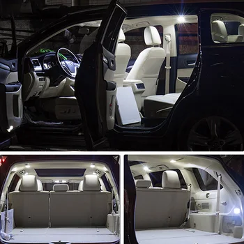 10Pcs Canbus W5W T10 LED Žárovka Vnitřní osvětlení pro Toyota Land Cruiser RAV 4 Corolla Hilux Avensis, Prius C-HR osvětlení spz