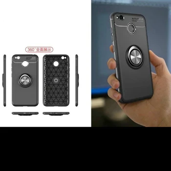 Telefon Pouzdro pro Redmi Poznámka 4 4X TPU Nárazuvzdorný Magnet Držák do Auta Stojan Kryt pro Xiaomi Mi8 mi 8 MI5X 4A Prst Prsten Capa