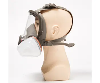 6800 Anti-Mlha Prach Celý Obličej Respirátor Průmysl Obraz Stříkání Plynové Masky S Filtry Bezpečnosti Práce Formaldehyd Ochrana