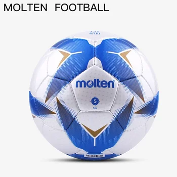 Vysoce kvalitní ROZTAVENÉ Velikost 5 Fotbal PU F5G4700 ručně šitý odolný míč na Cíl, Tým, Zápas, Trénink Koule Ligy futbol