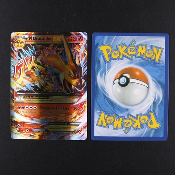 18KS/SET Pokemon francouzské MEGA Flash Karty Sbírky Bitva Hračky pro Děti Dárek