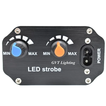 Mini DJ Stroboskopy 20W Kompaktní LED stroboskopy Profesionální Výkonný Disco Strobe Efekty, jeviště osvětlení pro Noční Párty