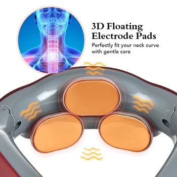 Inteligentní Elektrický Masážní přístroj Přenosný Pulzní Masážní přístroj Dobíjecí USB Krční Trakční Terapie Masážní Stimulátor Zdravotní Péče