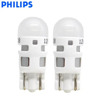 Philips Signální světla LED W5W T10 11961ULW Ultinon 6000K Chladné Modré Bílé Auto Světlo rozsvítí Vnitřní osvětlení Stylové Jízdy, Pár