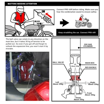 NOVÝ Motocykl Airbag Vesta Muži Motocyklová Bunda Reflexní Motocross Air Bag Moto Vesta Protective Černá Fluorescenční S-3XL