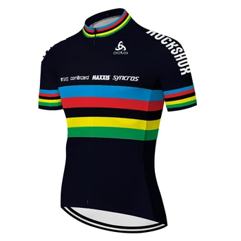 Tým Scottes-Rc jersey ciclismo 2020 létě rychlé suché prodyšný krátký rukáv cyklistické jersey muži cyklistické oblečení