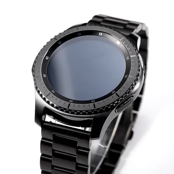 22mm Hodinky Kapela Pro Samsung Gear S3 Hranice/Třídy Galaxy wacth 46mm popruh, z Nerezové Oceli smartwatch náramek pásek Příslušenství