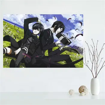 Vlastní Anime Black Butler Plakát Na Zeď Pro Obývací Pokoj Umění Plakátu Dekorace Hedvábné Tkaniny Světlé Hladké Bez Rámu Morden Tisk Zeď