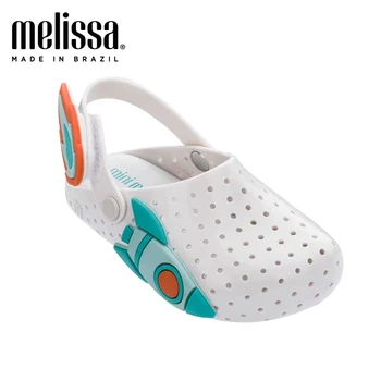 Mini Melissa zmrzlina Dívka Sandály 2020 Letní Sandály Déšť Boty Melissa Sandály Prodyšné Měkké děti sandály krásné