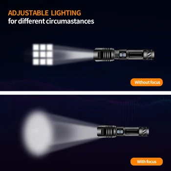 XHP100 LED Svítilna nejsilnější Flash světlo 18650 USB Dobíjecí Pochodeň xhp90 xhp70.2 Zoom Lantern Lovecké Svítilny Ruční Světlo