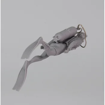 Nový Nesmontovaný 1/35 muž, potápění, voják potápěč moderní Pryskyřice Kit DIY Hračky, Nelakované pryskyřice model