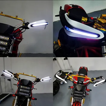 Pro HONDA CB1000R CBF 600 VARADERO XL1000 CB 900 HORNET Motocykl Straně Stráž Světla Motocross LED Předpažbí Ochranných pomůcek
