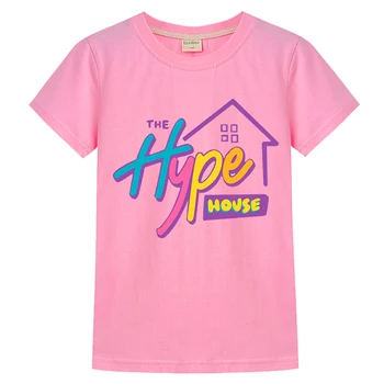 V létě roku 2020 Nové Humbuk Domu Fashion T Shirt Ležérní Topy Děti O-neck T Shrit Charli D'Amelio Girls T-Shirt Unisex Oversize