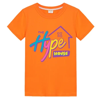 V létě roku 2020 Nové Humbuk Domu Fashion T Shirt Ležérní Topy Děti O-neck T Shrit Charli D'Amelio Girls T-Shirt Unisex Oversize
