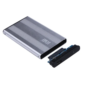 2,5 palcový HDD Hliníkový SATA na USB 3.0 Pevný Disk Případ, Vnější Caddy 5Gbps 2TB