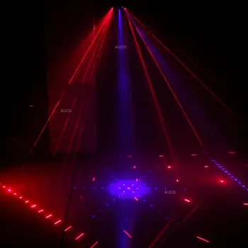 DMX Music Laser Luces Led Vánoční Osvětlení Hvězdné Nebe Projektor Pro Vánoce Nový Rok Disco Party Fázi Projetor Lampa Světla Zboží