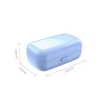 XG21 Mini TWS Bluetooth 5.0 Redukce Šumu, Hudba hi-fi In-Ear Bezdrátová Sportovní sluchátka Sluchátka S Displeji nabíjecí Box