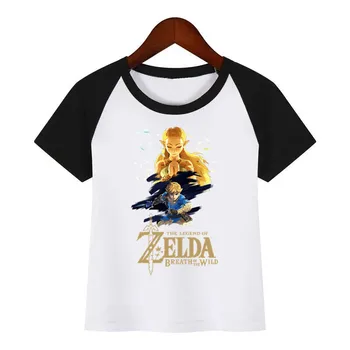 Děti Kreslený Legend of Zelda O-Neck T Shirt Tees Letní Módní Topy Děti dívky T-Shirt Boy/dívčí Oblečení