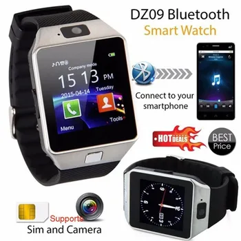 DZ09 Chytré Sportovní Facebook Elektronické Inteligentní Krokoměr Smartwatches LED Pro Muže, Ženy, Unisex Design, Bluetooth Orologio Uomo