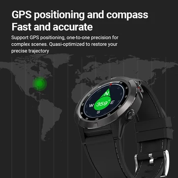 GPS Sport Chytré Hodinky Muži Podporu SIM Karty GSM Kompas Barometrický Srdeční Frekvence, Krevního Tlaku, Počasí, Aktivity Tracker Smartwatch