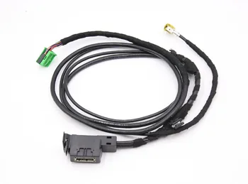 AIDUAUTO AMI AUX Rozhraní USB s kabelovým Svazkem POUŽITÍ VHODNÉ Na AUDI A4 A5 A6 Q5 Q7 4F0 035 909