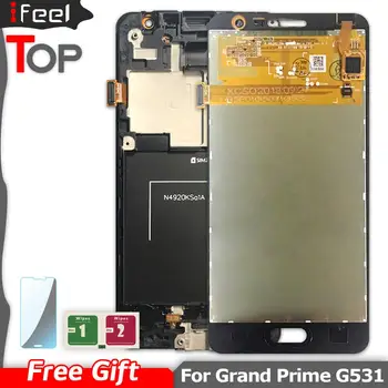Nový LCD Displej Pro Samsung Galaxy Grand Prime G531H G531F G531 G531FZ LCD Displej, Digitizér Dotykové Obrazovky S Rámeček