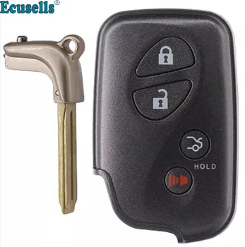 3+1 tlačítka Smart Remote Klíč ASK433MHz-A433-ID74-WD03 WD04 pro Toyota RAV4 Camry Yaris Vios Reiz 2008-2013 TOY48