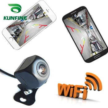 Bezdrátové Auto Zadní Pohled Kamery, WIFI Couvací Kamera Dash Cam Hvězda Noční Vidění, Mini Tělo Tachografu pro iPhone a Android