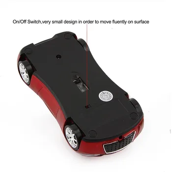CHUYI 2.4 GHz Bezdrátové Auto Mouse 1600DPI Optická Počítačová Mause 3D Mini Myši S USB Přijímačem Pro PC Gamer Notebook Desktop