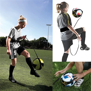 Fotbal Kick Hodit Trenér pro děti, pomocný pás pro děti fotbalový trénink vybavení Kop Solo fotbalový trenér