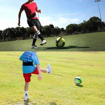 Fotbal Kick Hodit Trenér pro děti, pomocný pás pro děti fotbalový trénink vybavení Kop Solo fotbalový trenér