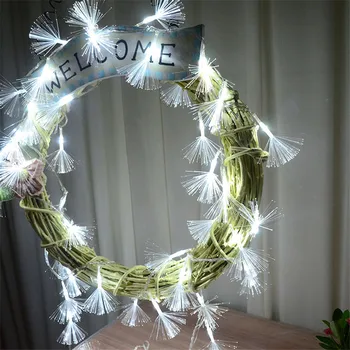10M 100 Led String světlo Vánoční Dekorace Pampeliška Optické Vlákno Řetězec Víla Lampa Romantickou Atmosféru Party Svatební Navidad