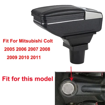 Auto Loketní Opěrka Pole Centrální Sklad Obsah Krabice Držák Popelníku Interiér Auto-Styling Příslušenství Pro Mitsubishi Colt 2005-2011