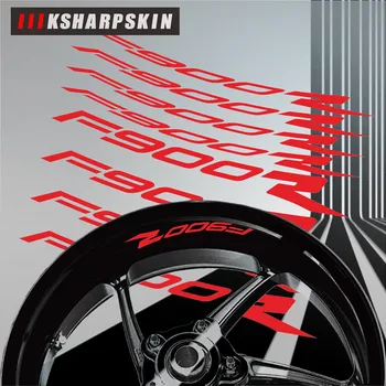 KSHARPSKIN Vysoce kvalitní motocyklová kola reflexní samolepky vodotěsné obtisk módní dekorativní fólie pro BMW F900R