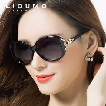 2020 Nové Ženy, sluneční Brýle Polarizované Retro Velký rám luxusní Brýle Dámy Značky Design Ženy Nadrozměrných Brýle Oculos de sol