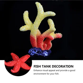 5ks Mini Akvárium Dekorace Umělé Korály Dekorace Fish Tank Ozdoby