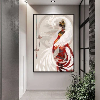 Malovat podle počtu umění malování podle čísel Ručně malované Čínské starožitného Pekingské Opery domů, chodby, dekorativní malby