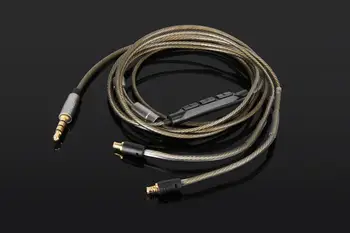 Nový Upgrade Stříbrný Pozlacený Audio Kabel Pro Audio technica ATH-LS400 LS300 LS200 je LS40 LS70 LS50 je S dálkovým mic