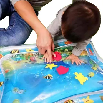 Nafukovací Vody Dítě Mat Dítě Hrát Mat Děti Vodní Hračky, Zábavné Aktivity hrací Centrum pro Děti, Kojence Vody Playmat #BL3