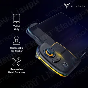 Flydigi Wasp 2 Gamepad EliteVersion Bluetooth bezdrátový Ovladač PUBGMobile pro iphone /Android trigger Control hladký Joystick